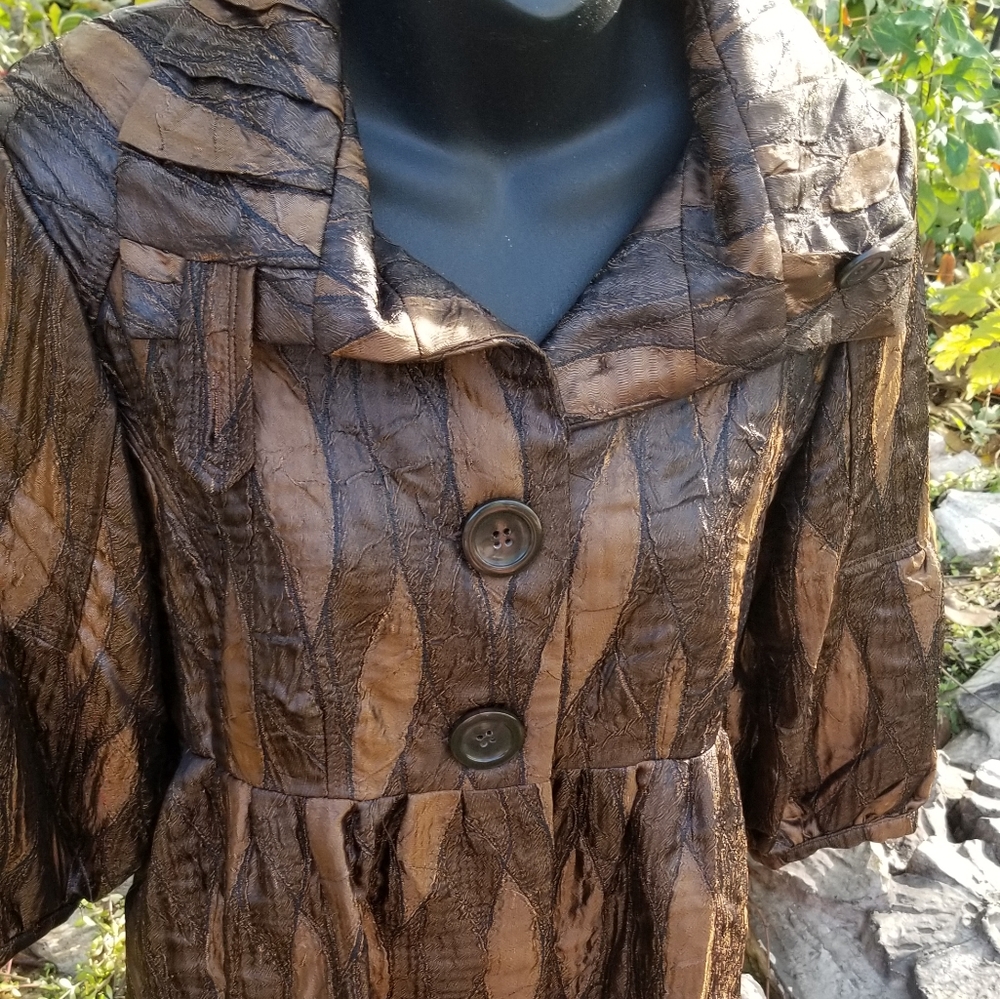 Golden copper Boho Chic jacket
